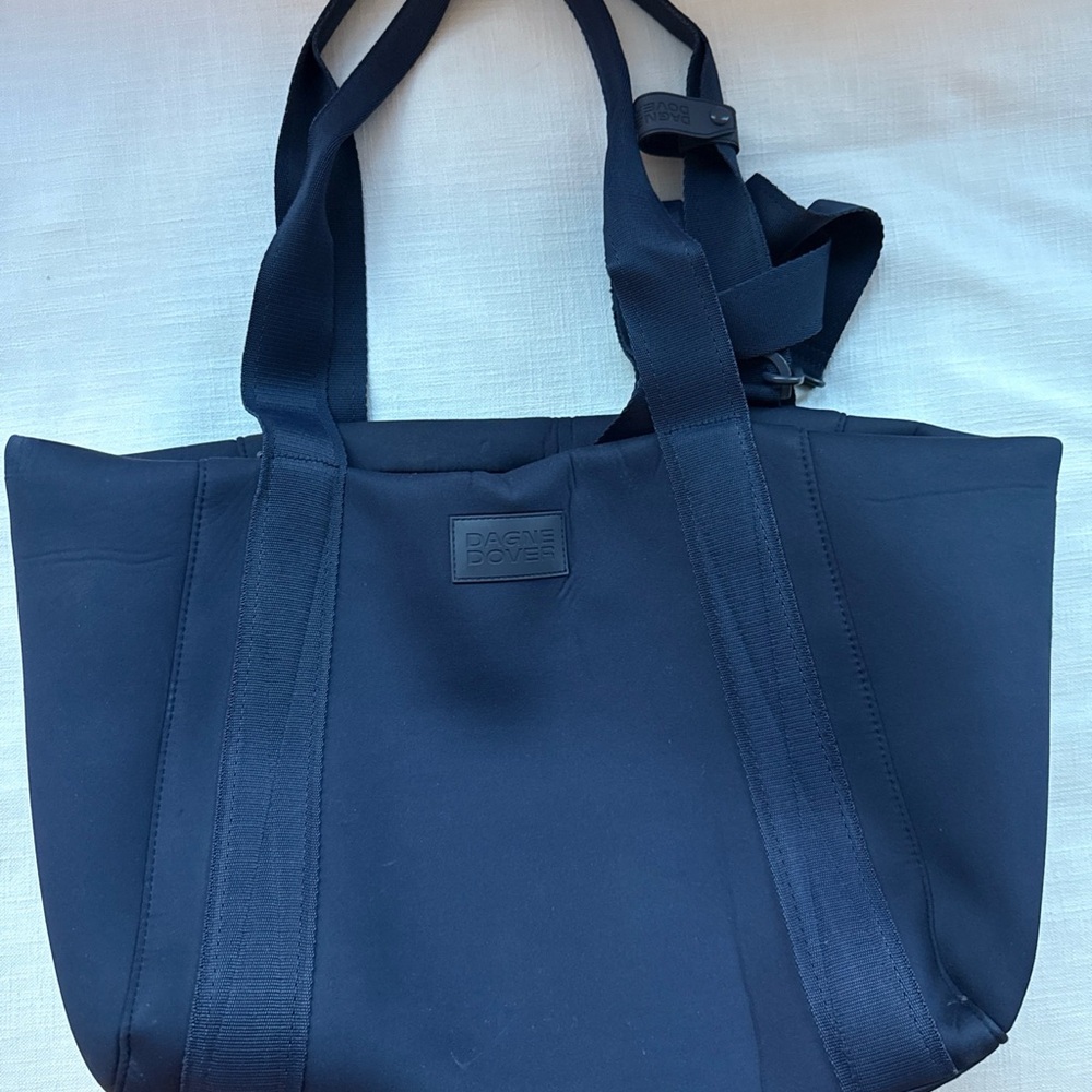 Dagne Dover Navy Neoprene Tote